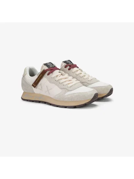 Sneakersy Sun68 zamszowe beżowe