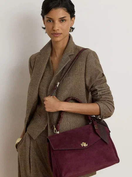 Lauren Ralph Lauren сумка-шопер замшева