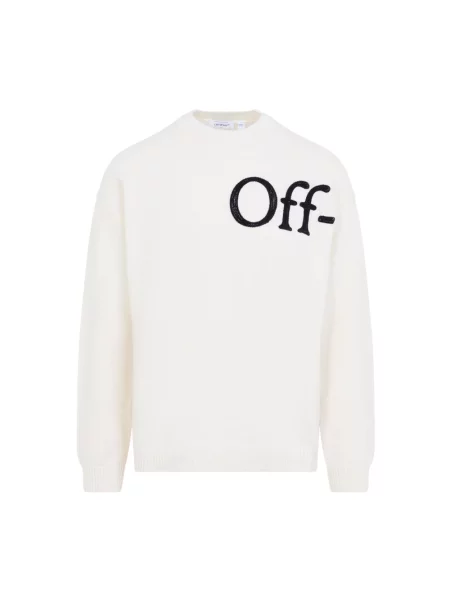 Sweter Off-white wełniany biały