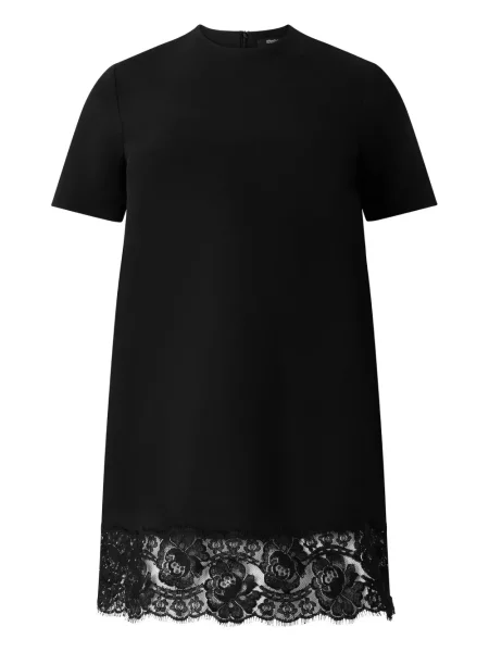 Rochie mini Roberto Cavalli din dantelă de costum negru