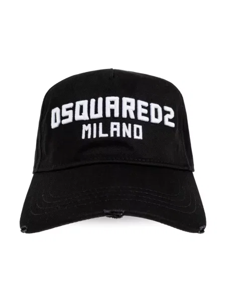 Czapka z daszkiem Dsquared2 czarna
