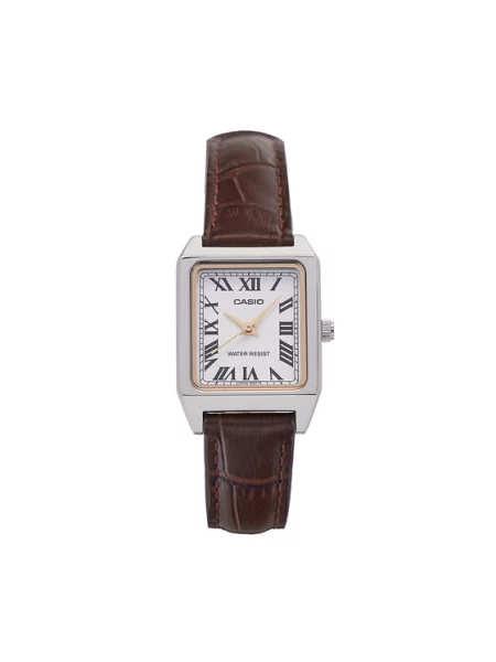 Zegarek Casio skórzany szary