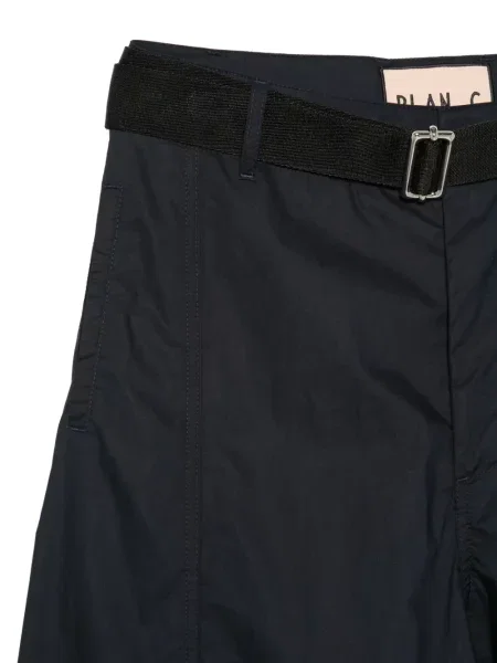 Cu centură pantaloni Plan C albastru