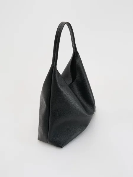 Сумка хобо Reserved черная