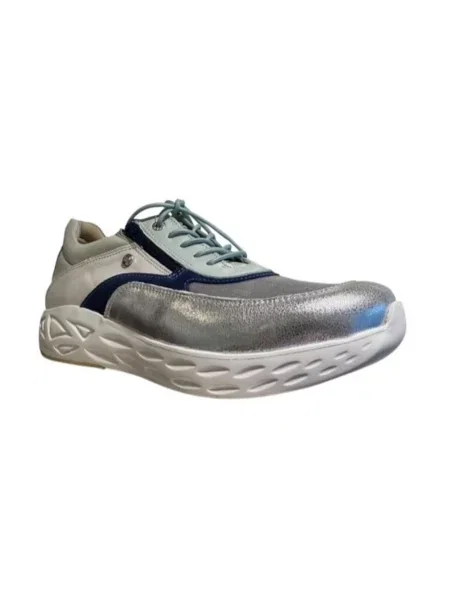 Sneakersy Wolky skórzane szare