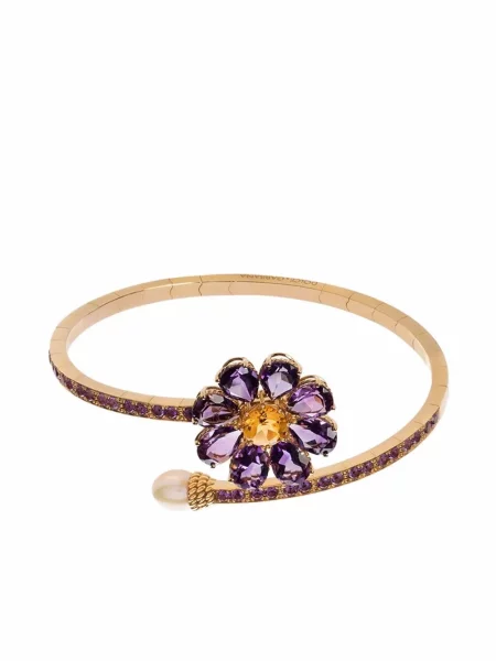 Brăţară Dolce & Gabbana cu strasuri galben