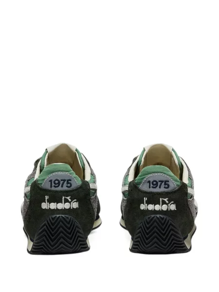 Sneakerși Diadora din piele de căprioară verde