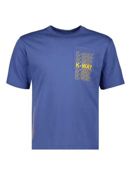 Tricou K-way albastru