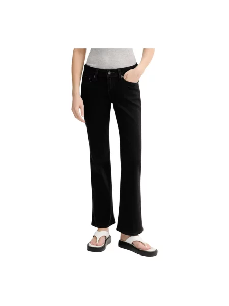 Levi's jeansy high waist czarne