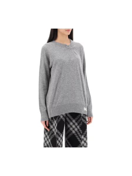 Sweter Burberry szary