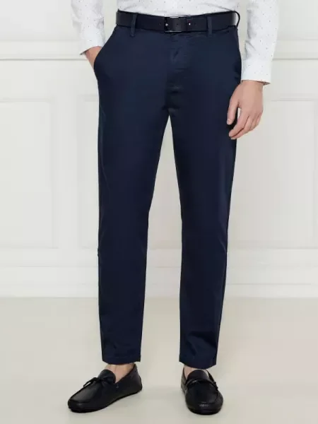 BOSS ORANGE Pantaloni chino | Tapered fit portocaliu