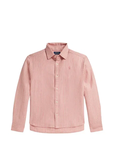 Koszula dziecięca Polo Ralph Lauren różowa