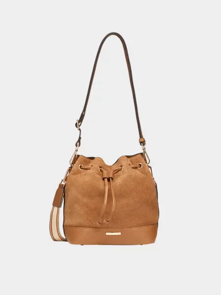 Кожаная сумка Geox коричневая