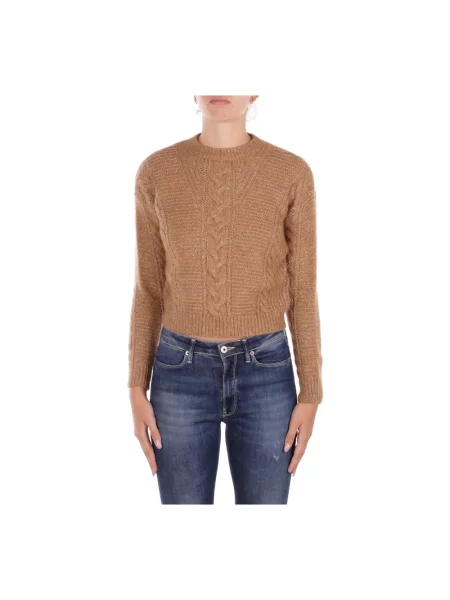 Sweter Max Mara Studio brązowy