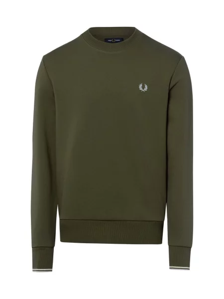 Bluza nierozpinana Fred Perry zielona