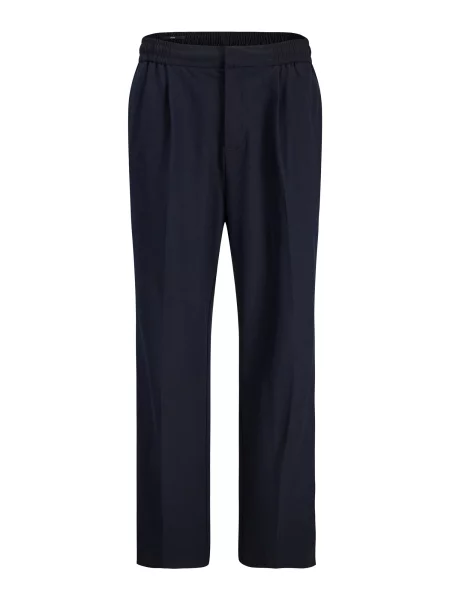 JACK & JONES Kalhoty se sklady v pase JPSTBILL DIEGO námořnická modř