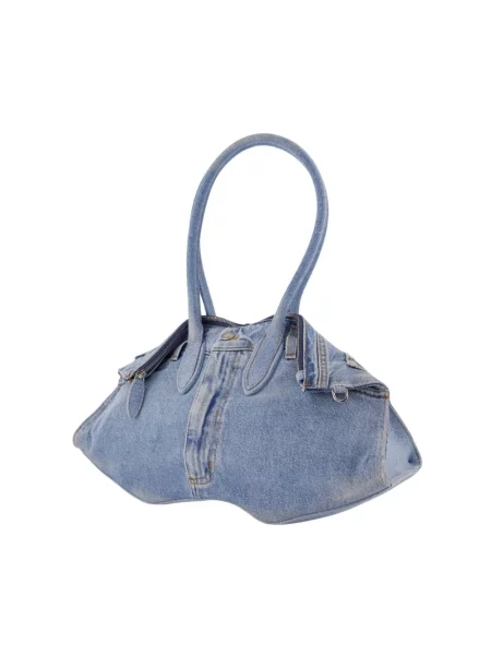 Torebka Alexander Mcqueen niebieska