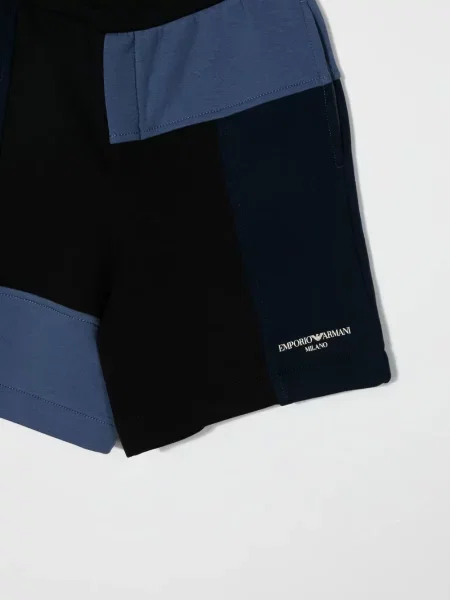 Dětské kraťasy Emporio Armani modré