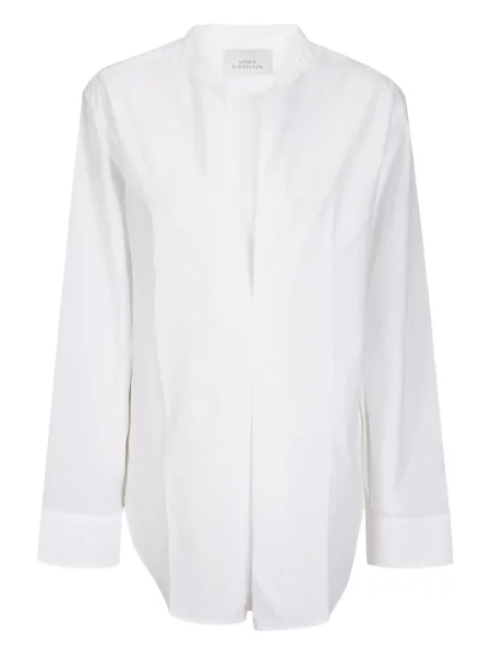 Bluză Studio Nicholson plisată alb