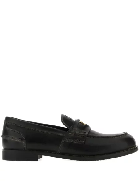 Pantofi loafer Miu Miu din piele negru