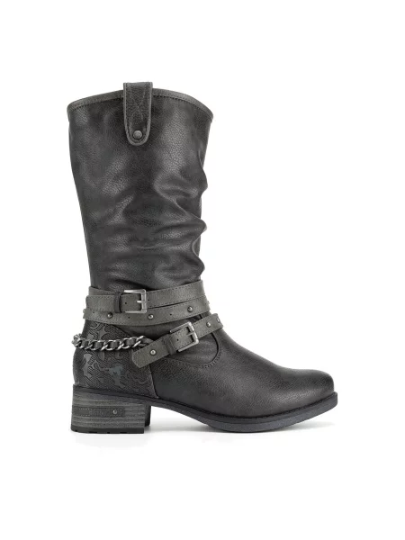 Чоботи Mustang сірий