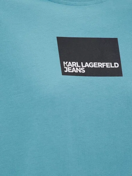 Футболка Karl Lagerfeld Jeans блакитний