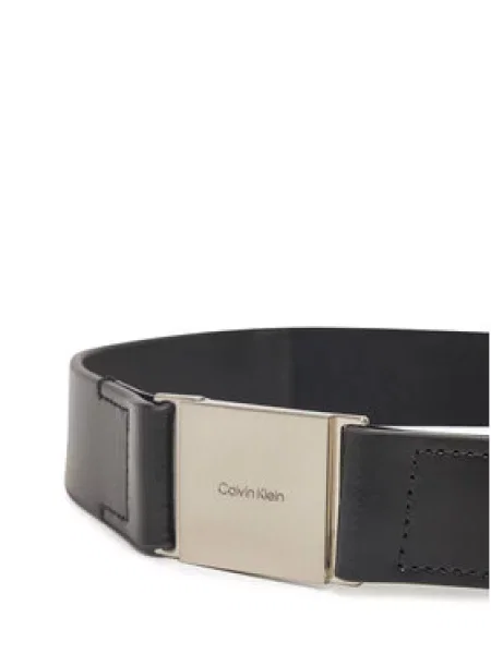 Calvin Klein Dámský Logo Plaque Elasticated Belt černá