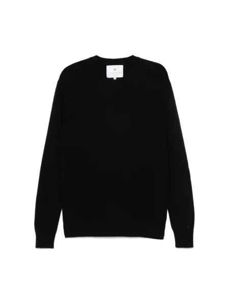 Sweter Seven Gauge wełniany czarny