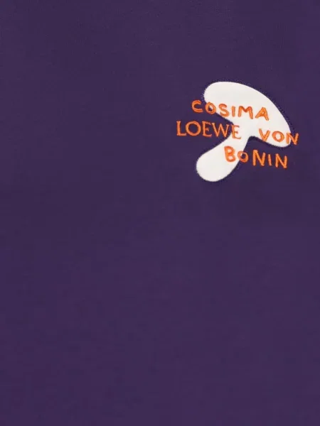 Tricou Loewe cu broderie violet