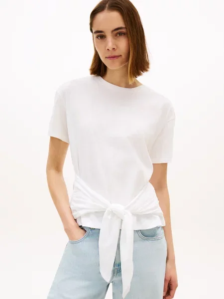 TOMMY HILFIGER Tricou alb