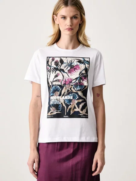 MUNTHE T-shirt biała