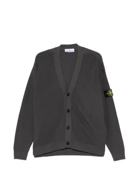 Πλεκτή ζακέτα Stone Island πέτρες γκρι