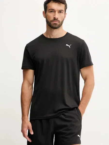 Puma tricou de antrenament cu imprimeu negru