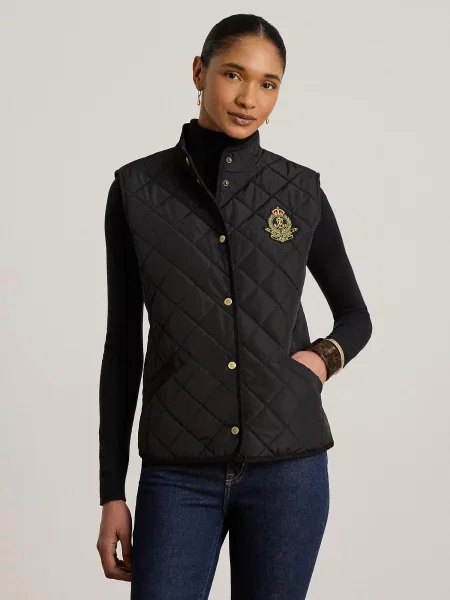 Lauren Ralph Lauren Vesta tmavožltá čierna