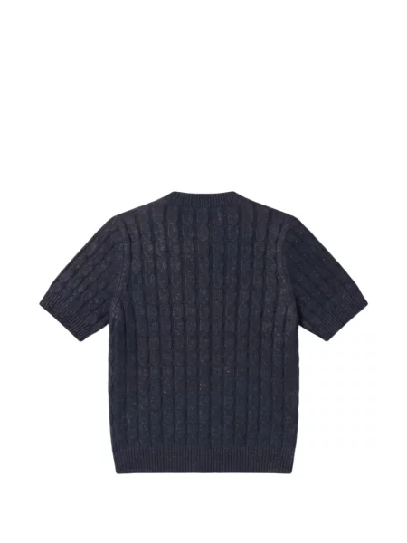Scurt cardigan Roberto Collina tricotate negru
