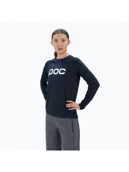 Блуза Poc с дълъг ръкав от джърси черно