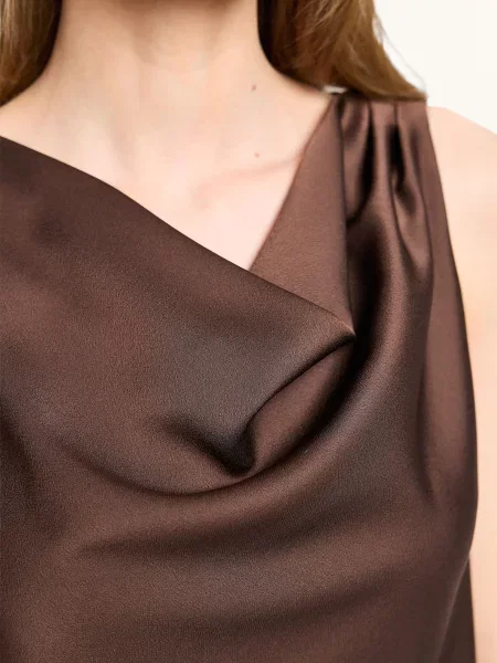 Satynowy top Swing