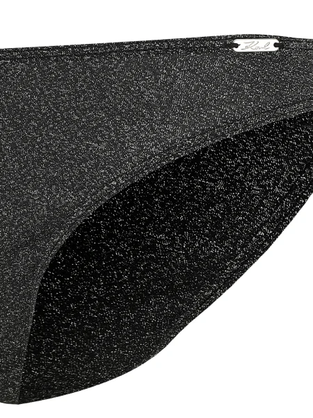 Karl Lagerfeld Tanga / argintiu negru