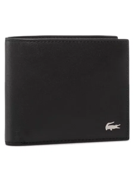 Lacoste Портфейл Small Billfold черен