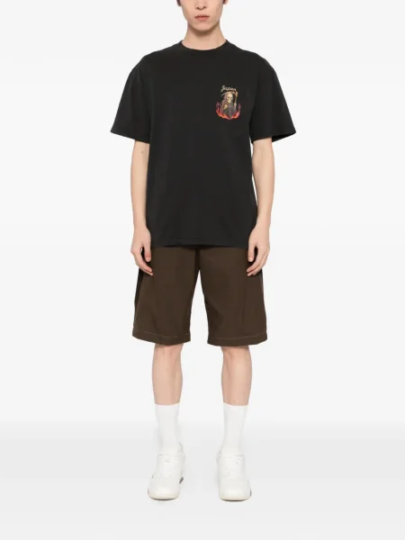 Tricou Melt cu imagine negru