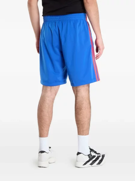 Pantaloni scurți Adidas cu dungi albastru