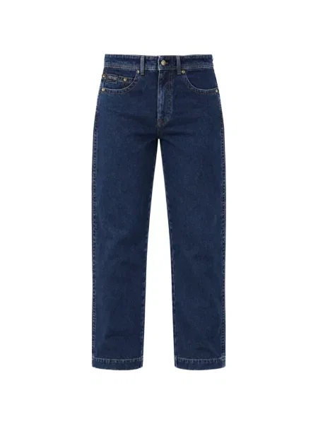 Blugi drepți Versace Jeans Couture albastru
