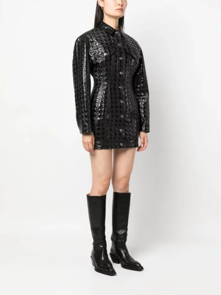 Geanta de piele Msgm negru