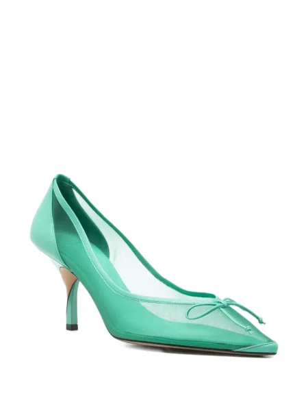 Pantofi cu toc Jacquemus verde