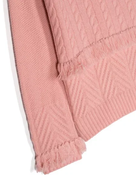 Sweter dziecięcy Il Gufo różowy