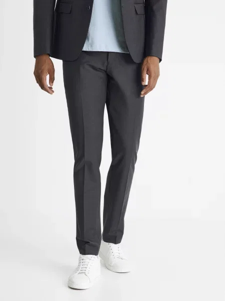 Business kalhoty Celio šedé