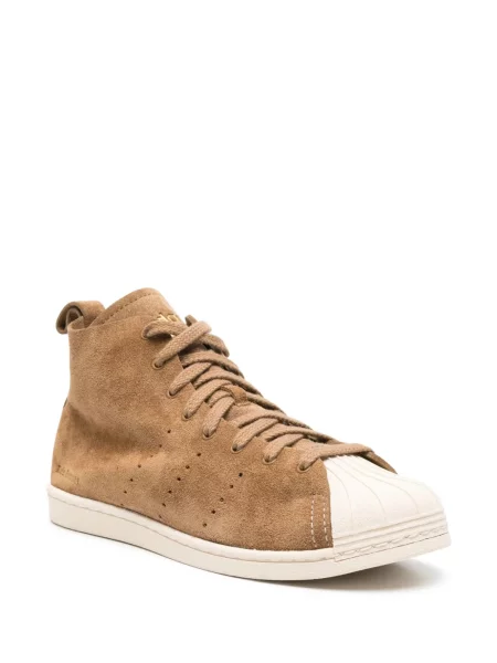 Sneakerși Adidas Superstar din piele maro