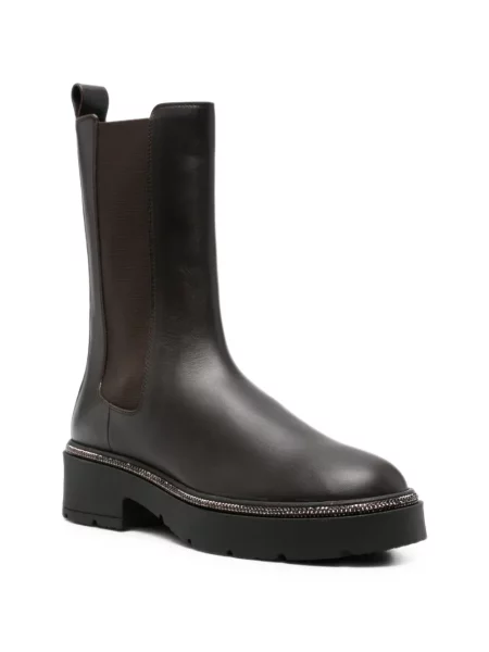 Botine chelsea Rene Caovilla maro
