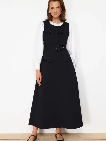 Rochie Trendyol fără mâneci negru