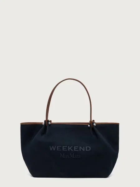 Weekend Max Mara τσάντα shopper γυναικεία WKAGETTO μπλε